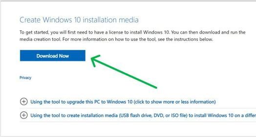 Downloading the Windows 10 Media Creation Tool Safely