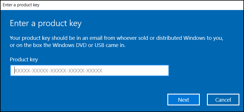 Windows OS Product Key